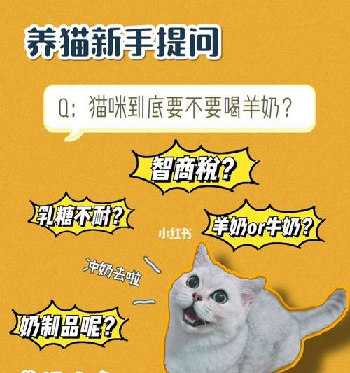 猫咪喝牛奶为什么会拉肚子？（了解喵星人肠胃特点，避免喂食错误食物）