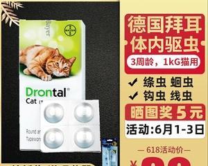 用猫拜耳驱虫，宠物健康从这里开始（科学用药）